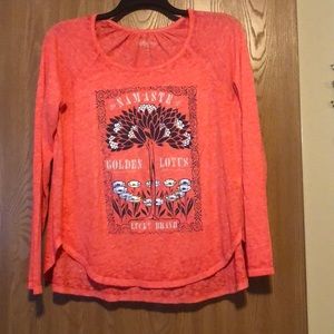 Pink long sleeve by Lucky Brand. Size XL